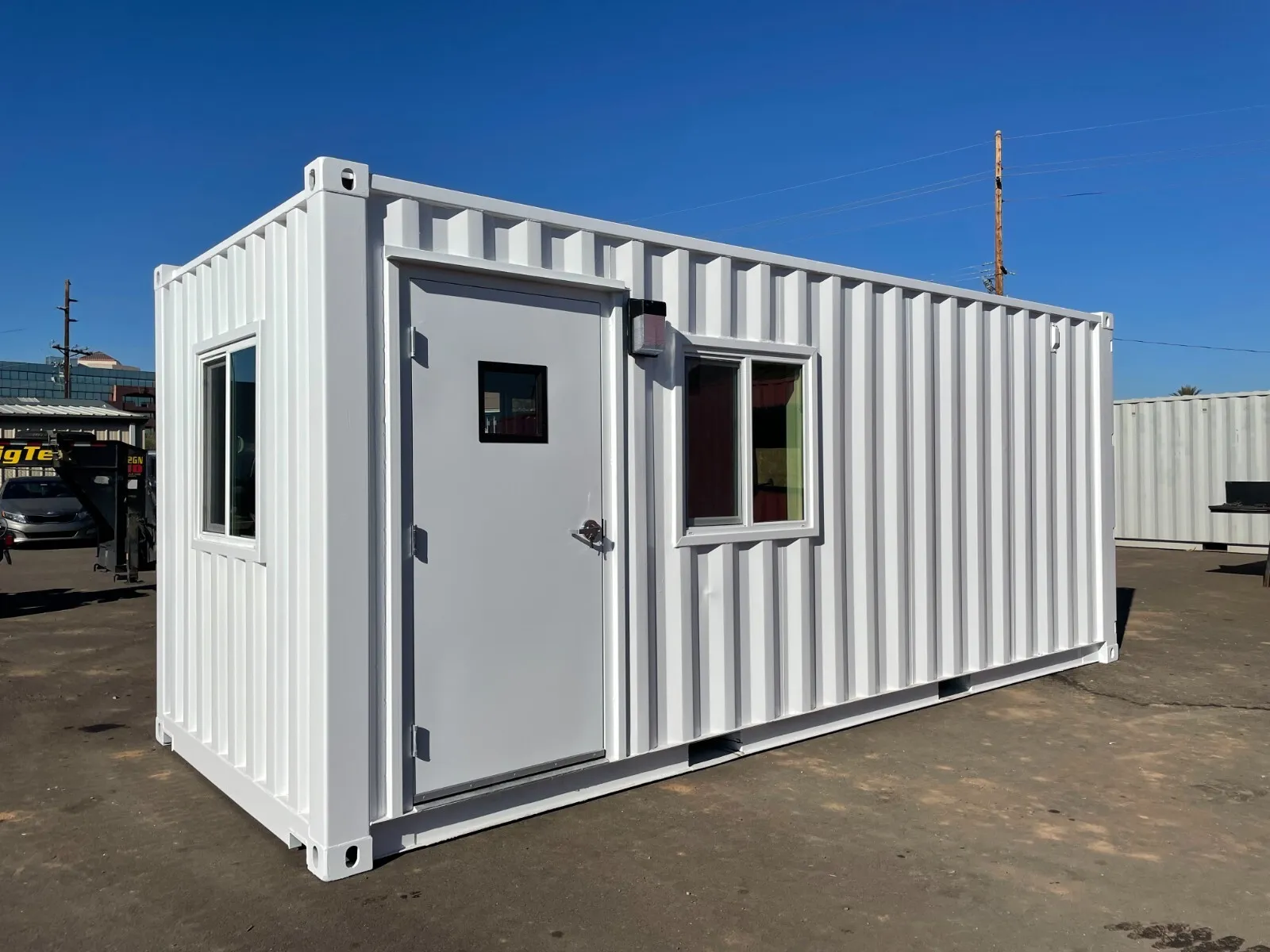 20 foot office in refurbished shipping container — New 20ft shipping container for sale in Australia