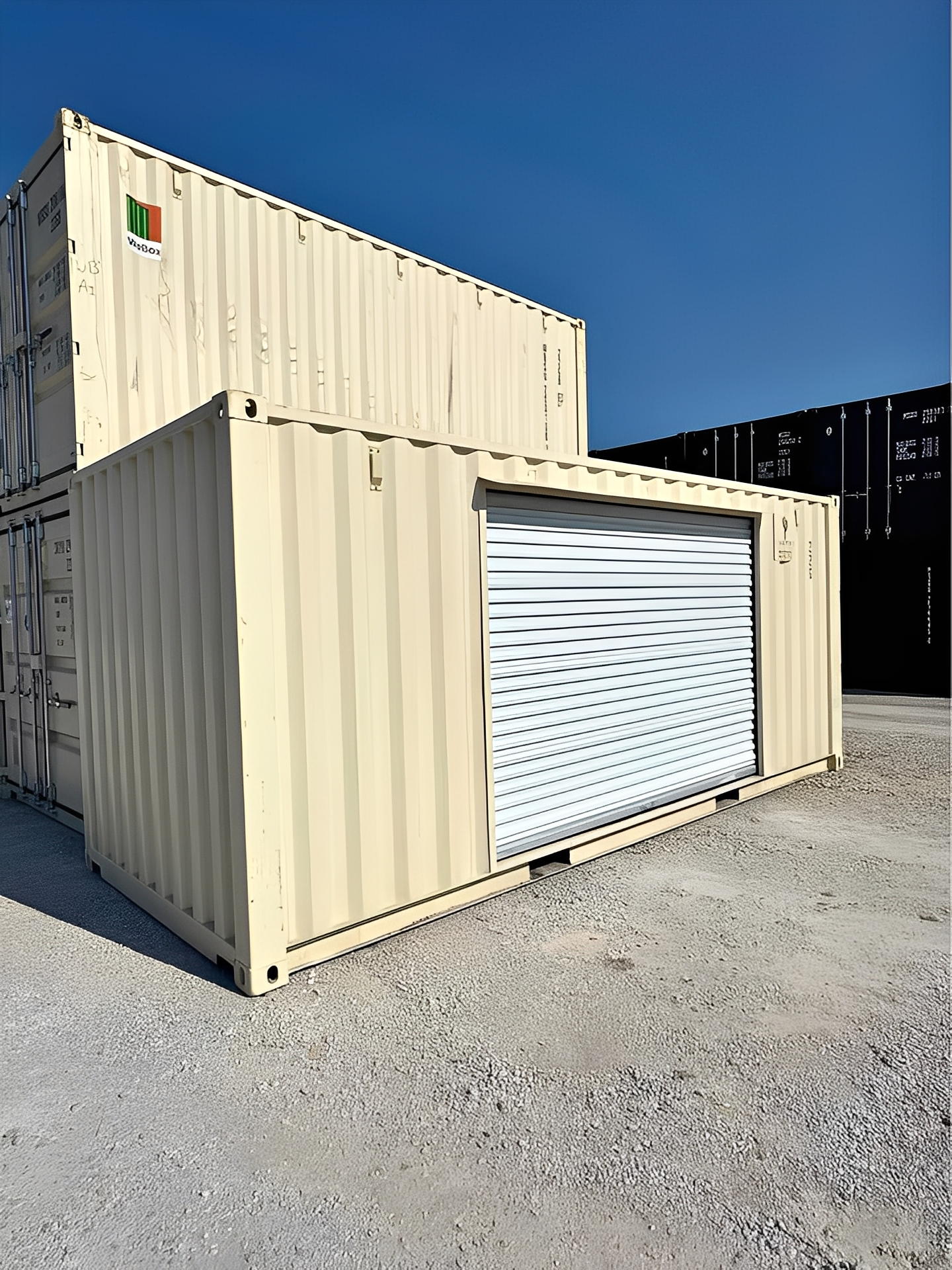 20ft One-Trip Shipping Container with 10ft Roll-Up Door — New 20ft shipping container for sale in Australia