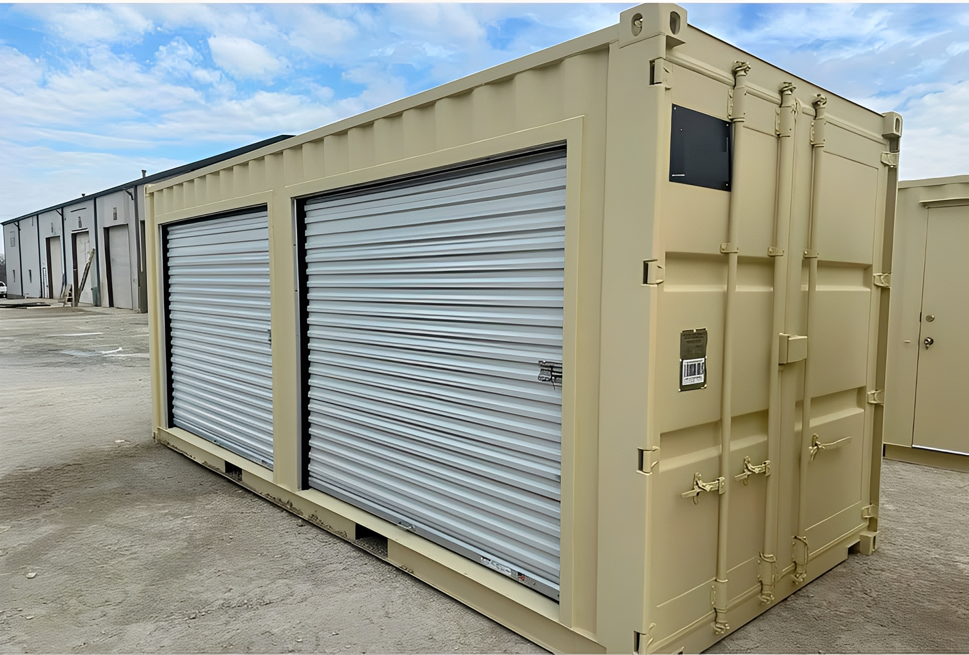 20ft Shipping Container with Double Side Cargo Doors — New 20ft shipping container for sale in Australia