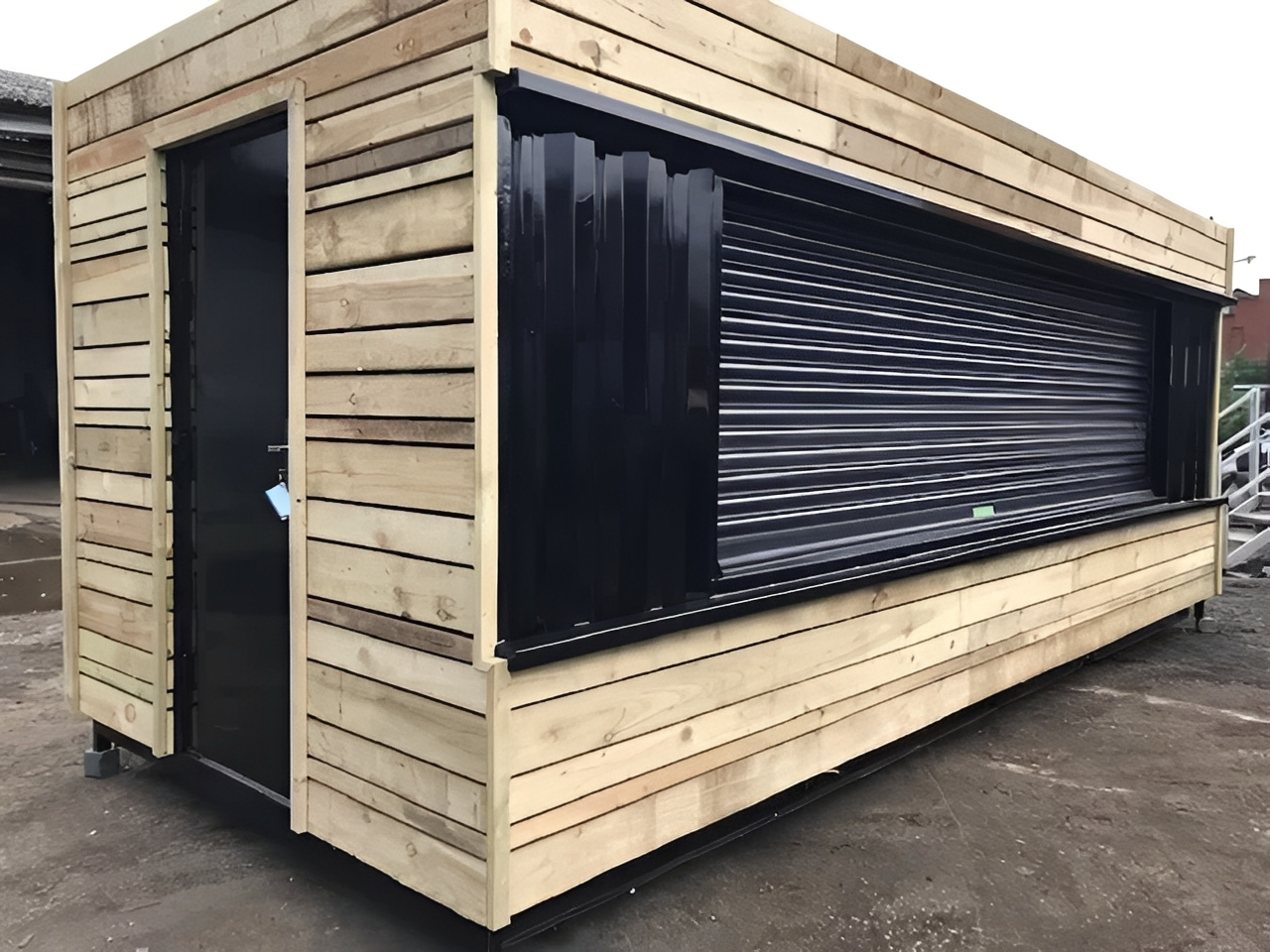 20ft x 8ft Cladded Food/Drink Outlet shipping container — New 20ft shipping container for sale in Australia