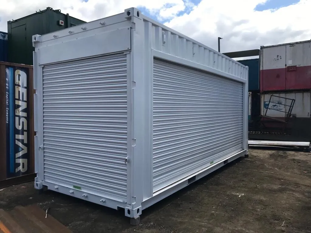 20ft x 8ft Roller Shutter Shipping Containers — New 20ft shipping container for sale in Australia