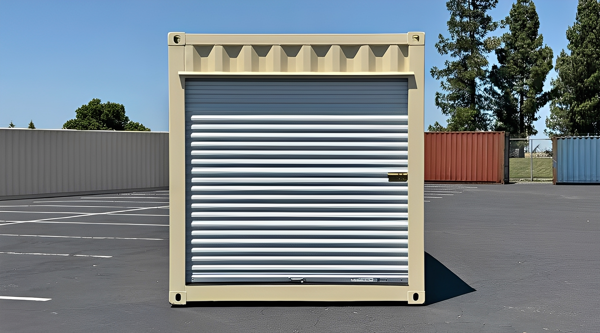 30ft Refurbished Shipping Container with Roll-Up Door — New 30ft shipping container for sale in Australia