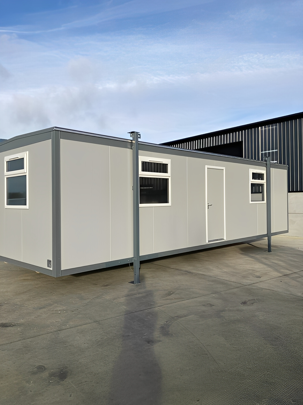 32Ft x 10Ft Jackleg Plastisol Office Cabin — New 32ft shipping container for sale in Australia
