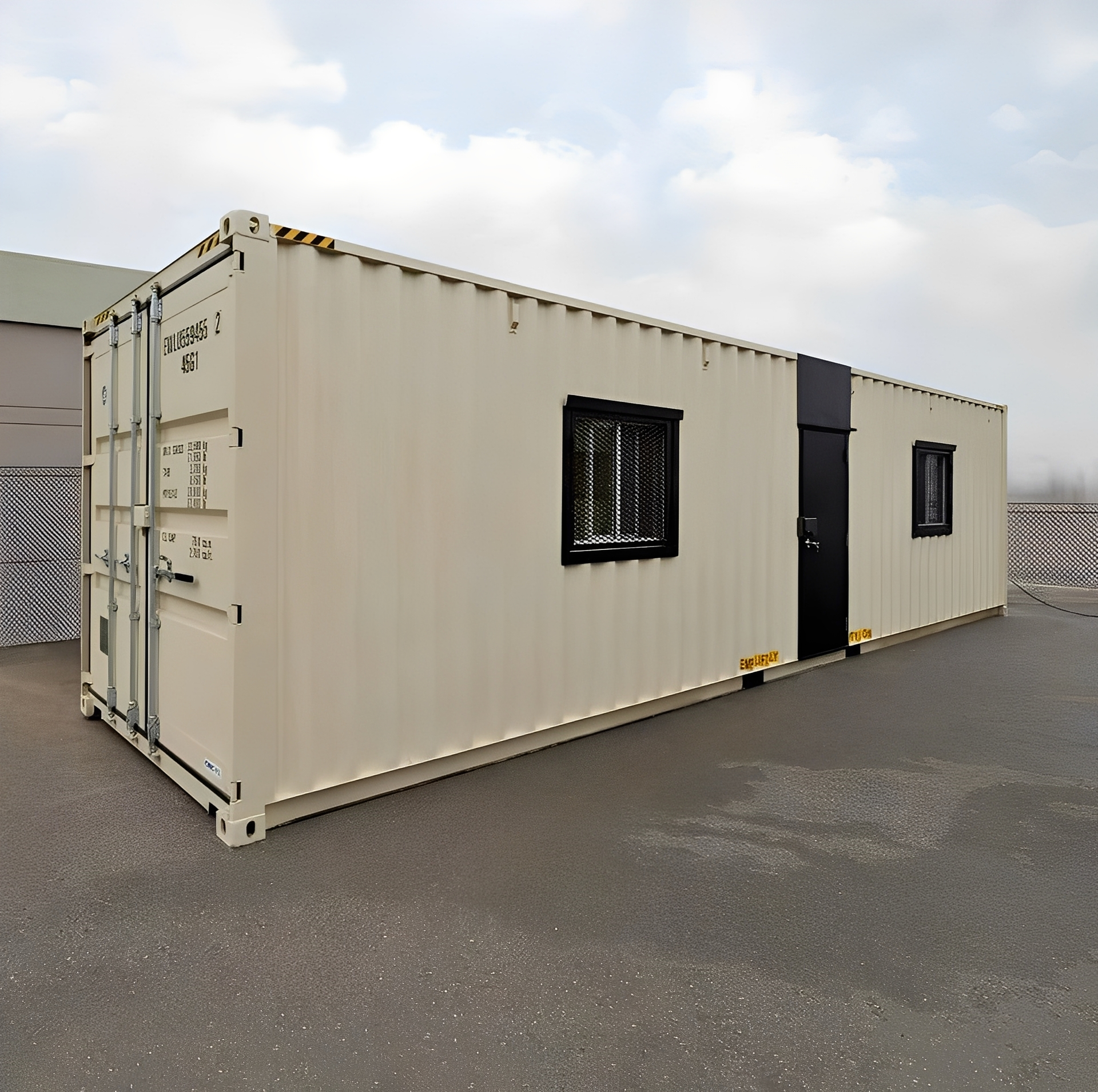 35ft Open Plan Cabin Office Container — New 35ft shipping container for sale in Australia