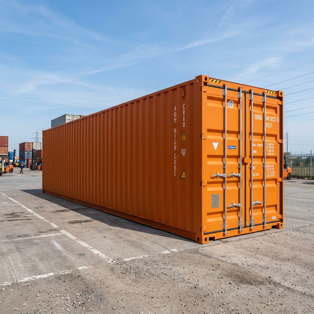 40ft high cube shipping container available for hire and rental