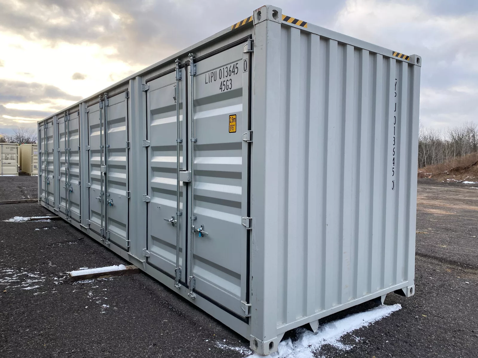 New 40′ One-Trip Shipping Container With Side Doors — New 40ft shipping container for sale in Australia